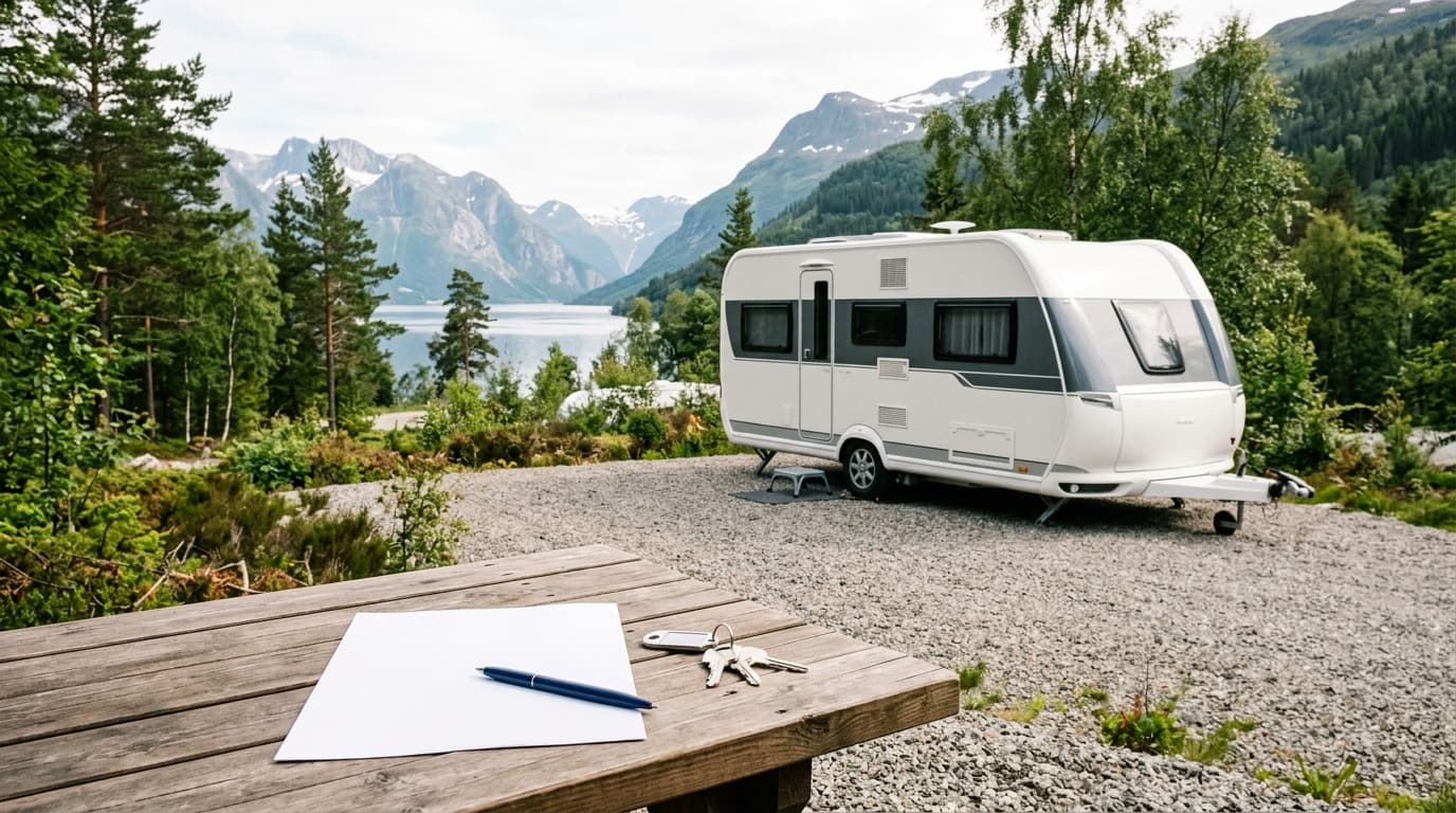 Kjøpekontrakt for campingvogn ved privat salg
